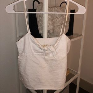 Brandy Melville tie front tank